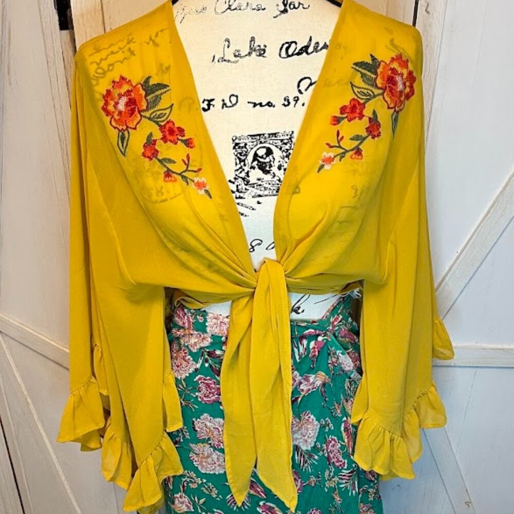 Penny Lane Flower Power Top